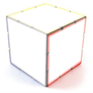 cubo rubik Photo frame effect