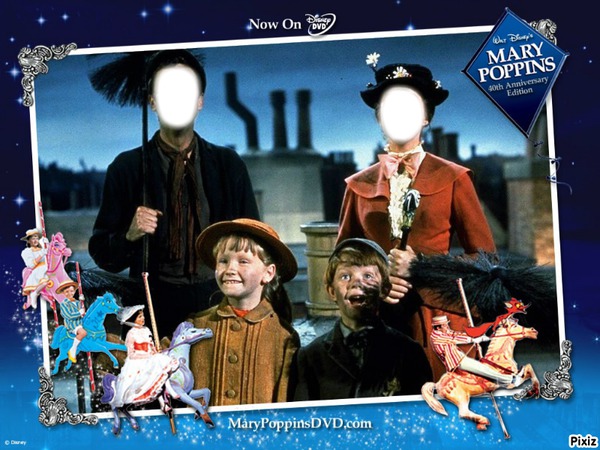 mary poppins Fotomontaggio