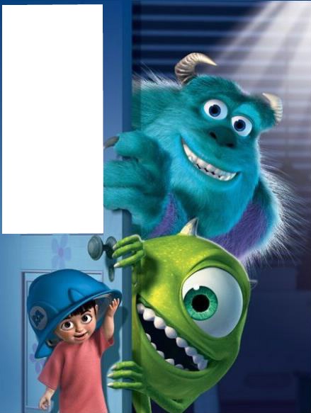 monsters, inc Photo frame effect
