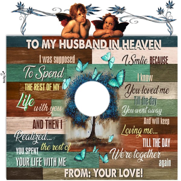 to my husband in heaven Montage photo