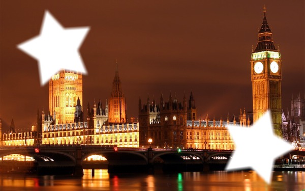 Londres- Big Ben Photo frame effect