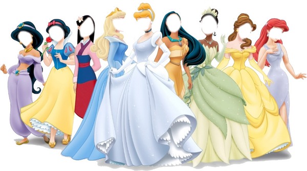 princesas Fotomontage