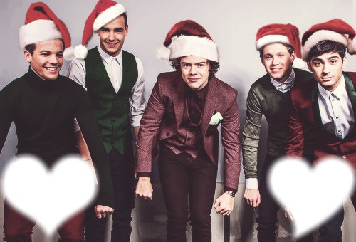 One Direction Merry Christmas Fotomontaż