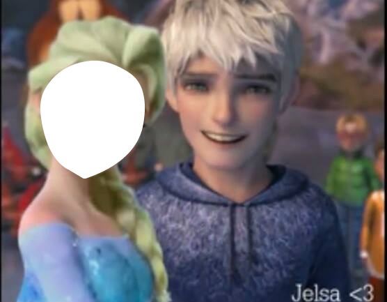 Jack Frost y Elsa Fotomontaż