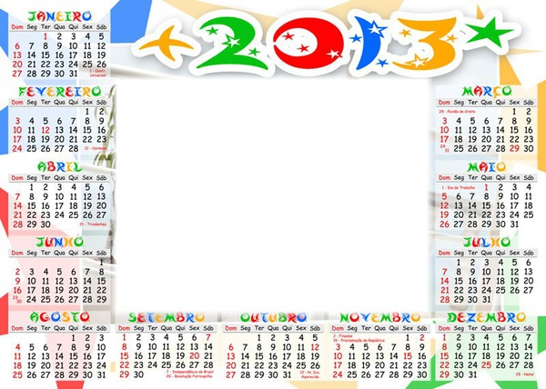 Calendario 2013 Fotomontaggio