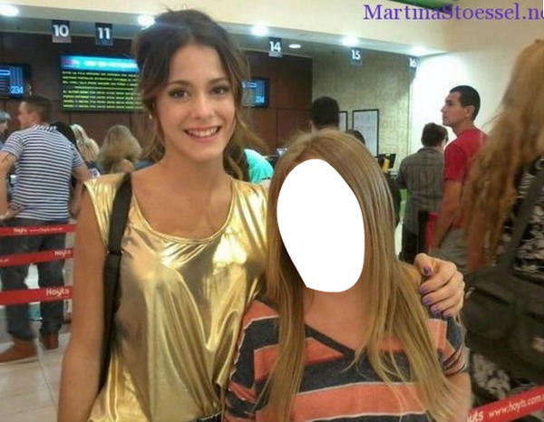 Tini with a Fan Fotomontage