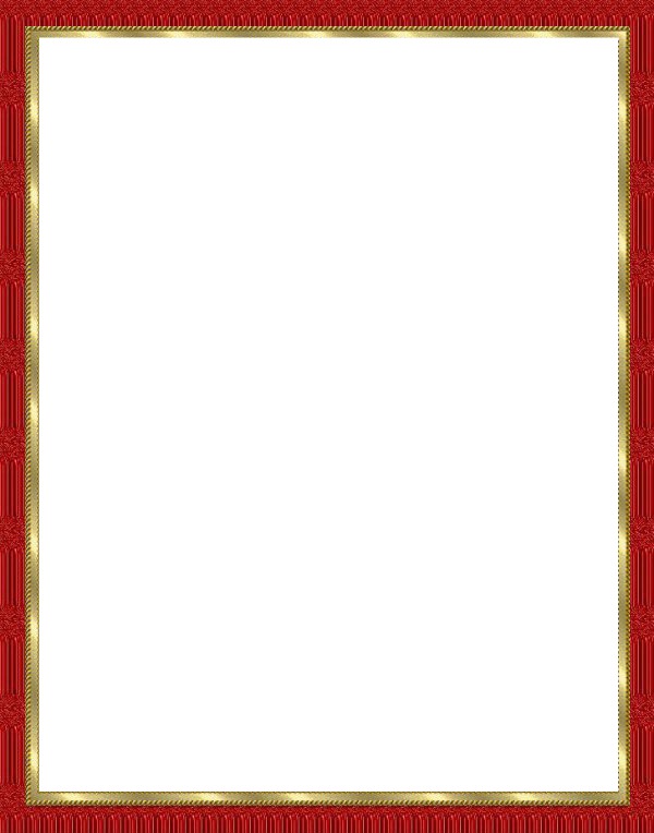 cadre rouge avec dorure Fotomontaža