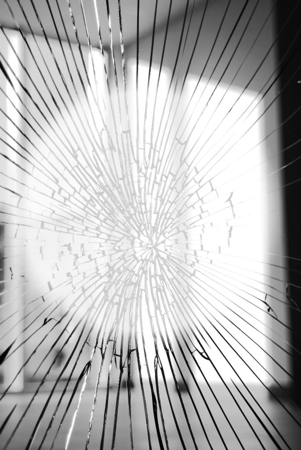 broken glass Fotomontage
