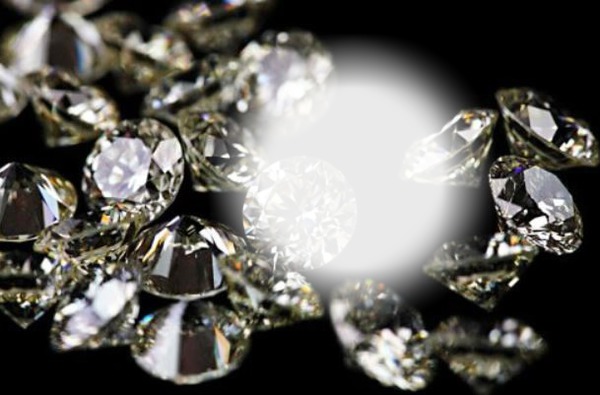 Diamants Photo frame effect