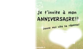 Je t'invite à mon anniv' Montaje fotografico