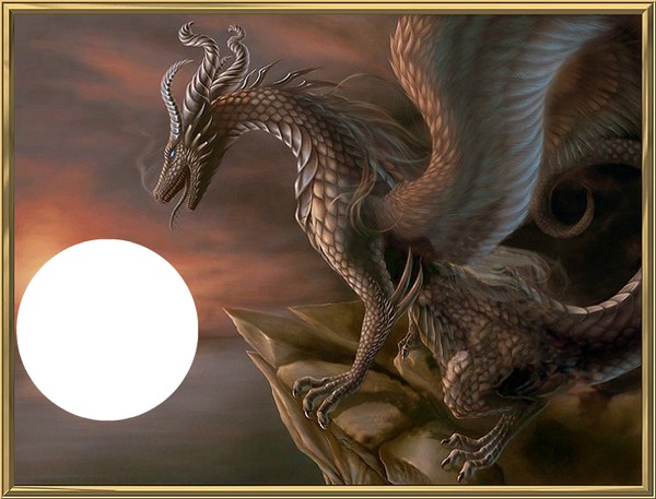 dragon Fotomontáž