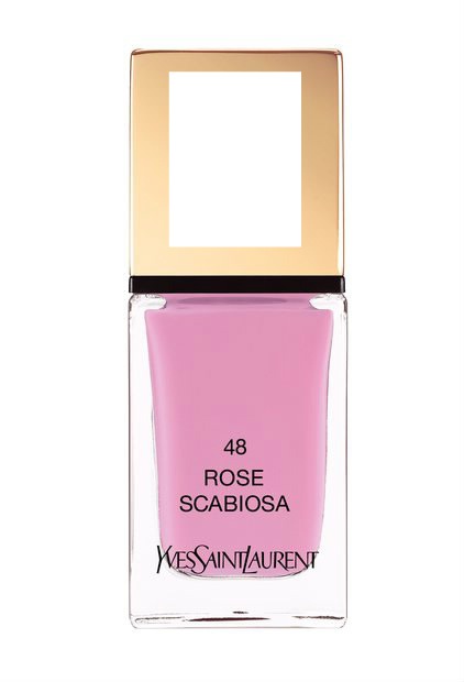 Yves Saint Laurent La Laque Couture Nail Lacquer in Rose Scabiosa Valokuvamontaasi
