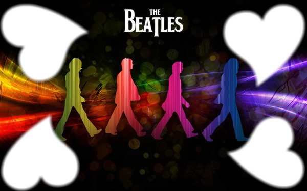 THE BEATLES Photo frame effect