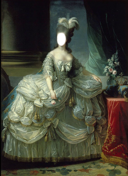 reine du XV eme siecle Montaje fotografico