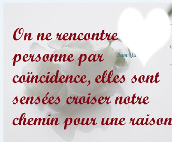 RENCONTRE Photo frame effect