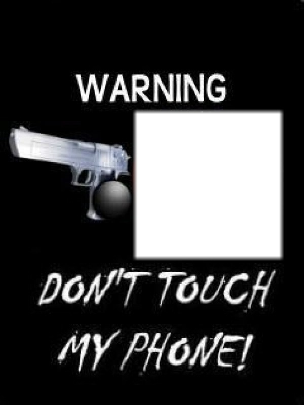 Don't Touch ! Photo frame effect