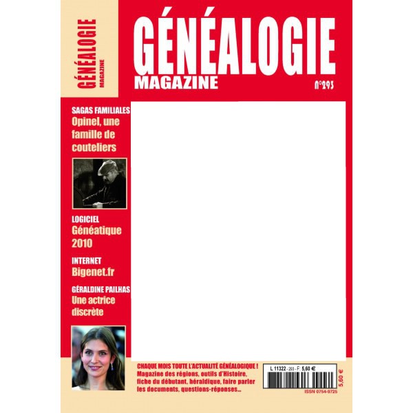 genealogie Photo frame effect