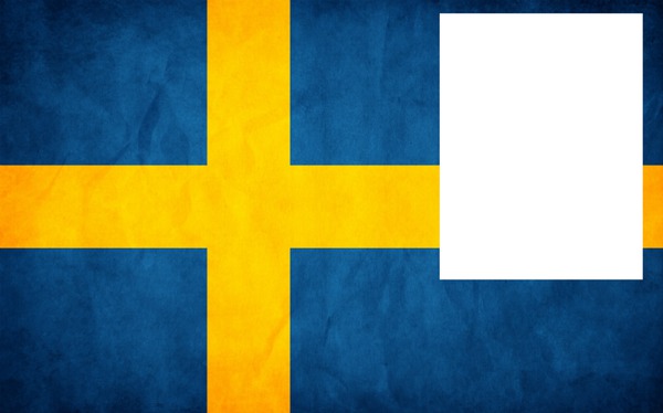 Sweden flag HD Photomontage