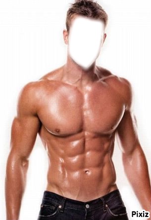 bodybuilder Fotomontage