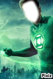 green lantern Photo frame effect