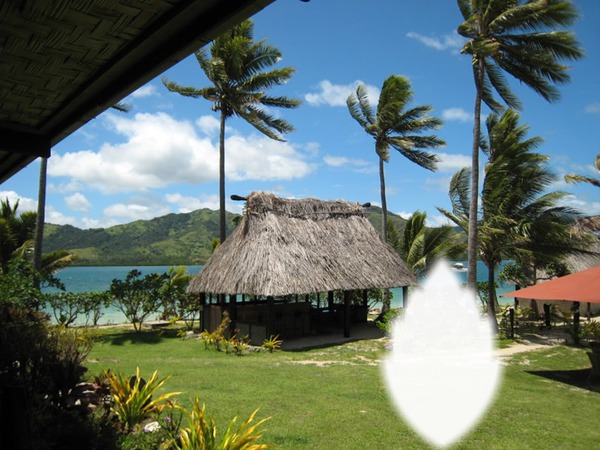 Isla Fiji Fotomontaža