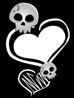 Heart Skull Fotomontáž