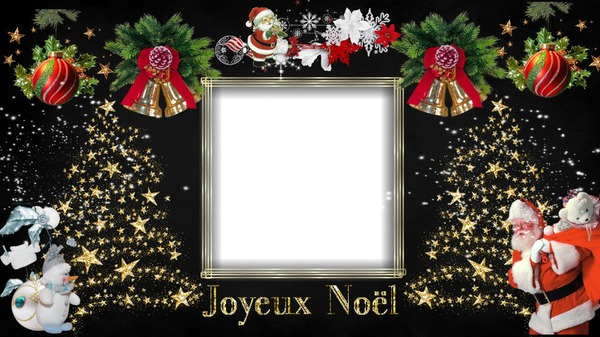 joyeux Noël Fotomontaż