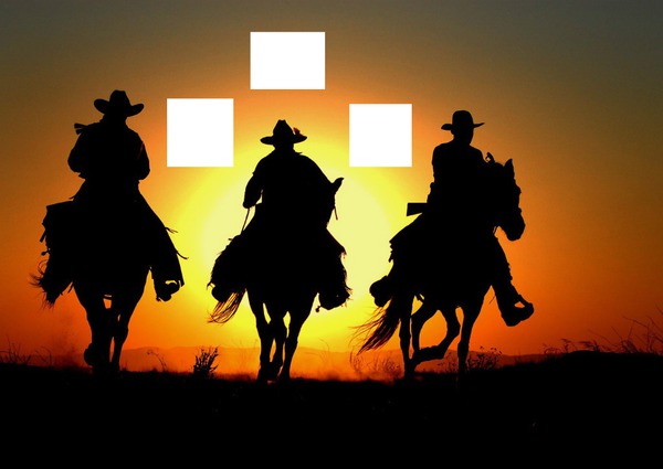 cowboys Fotomontaggio