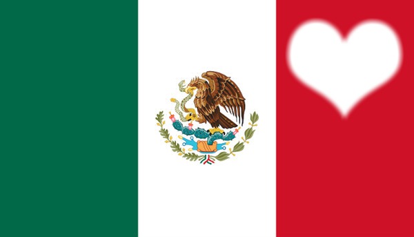 Flag of Mexico Montaje fotografico