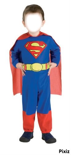 mini superman Fotomontaż