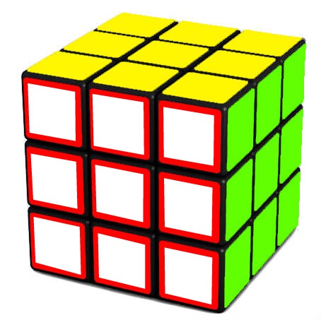 rubik's cube フォトモンタージュ