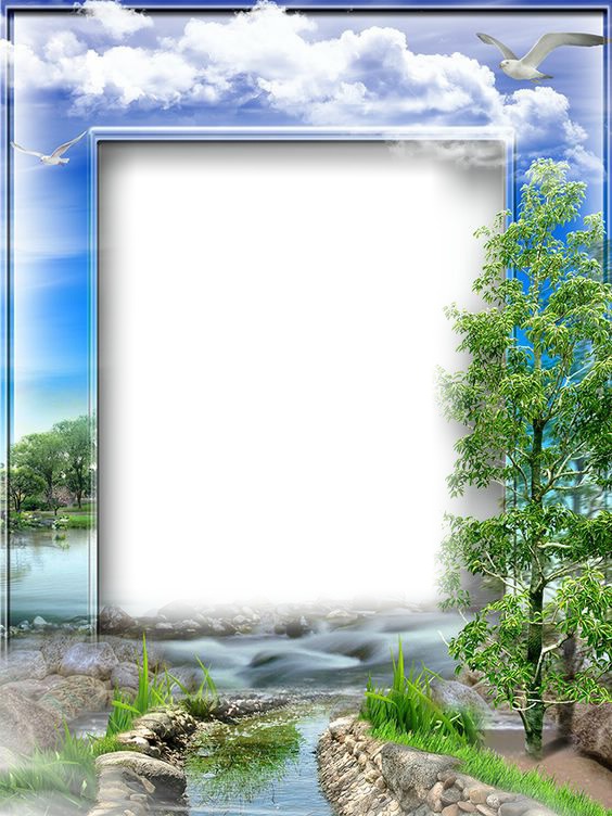 Paysage-nature Photo frame effect