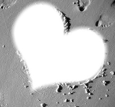 Coeur sur sable Fotomontage