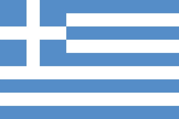 Greece flag Photo frame effect
