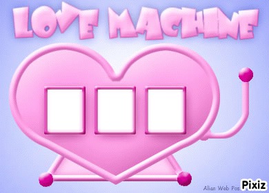Love machine Photo frame effect