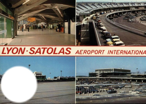 AEROPORT LYON SATOLAS Fotomontasje