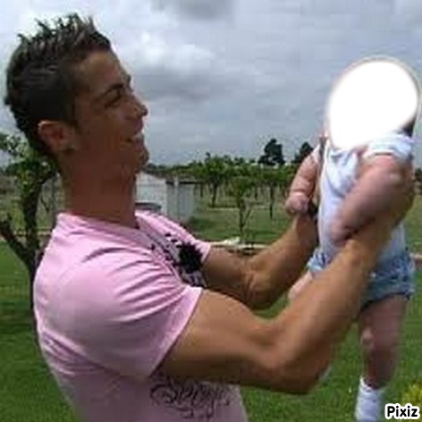 christiano baby Montage photo