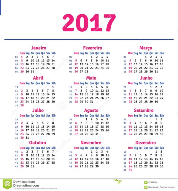 calendario 2017 Fotomontāža