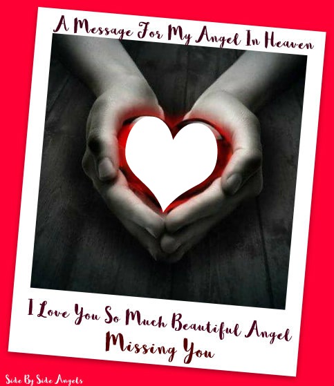 message to my angel Montage photo