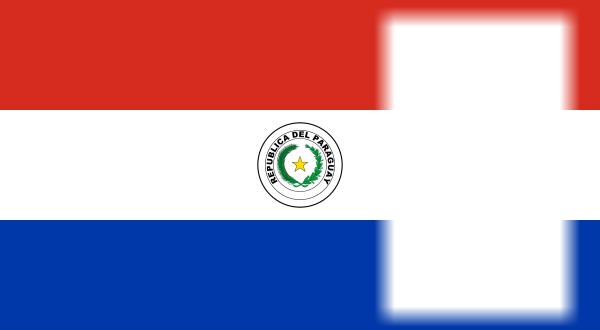 Paraguay flag Fotomontāža