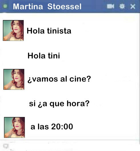 chat falso de tini stoessel Montage photo