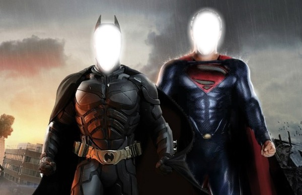 batman vs superman Fotomontaggio