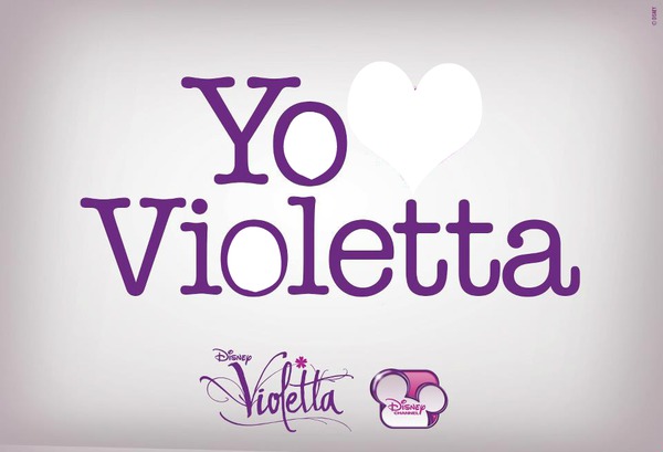 letras de violetta con tus fotos Fotomontaža