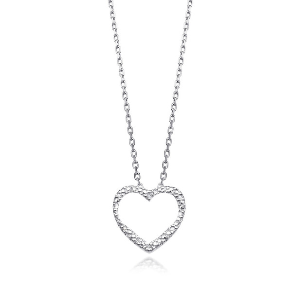 necklace heart Photo frame effect