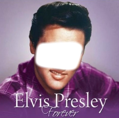 Elvis visage face 1 Fotomontáž