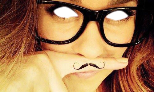 Yeux Moustache ;) Fotomontažas