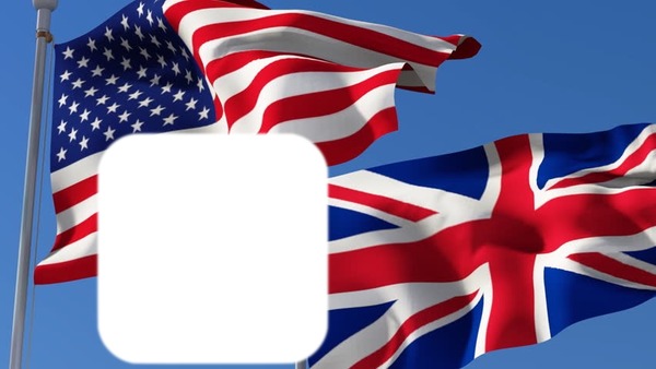USA & UK - EUA e RU Fotomontagem