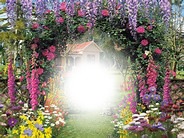 Garden Photo frame effect