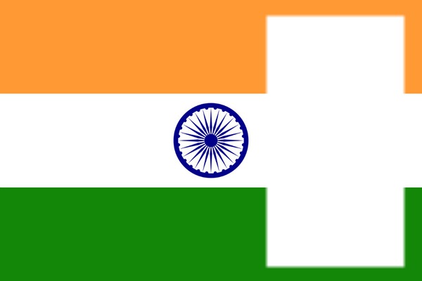 India flag Фотомонтаж