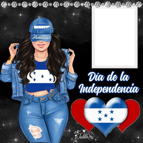 Julita02 Independencia Honduras フォトモンタージュ